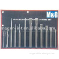 12pc Punch & Chisel Set(Wilton type and Hargravf type)